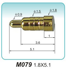电源接触顶针M079 1.8X5.1