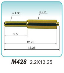 弹簧接触针M428 2.2X13.25