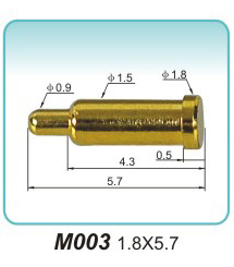 弹簧探针M003 1.8X5.7