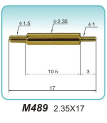 弹簧接触针  M489  2.35x17