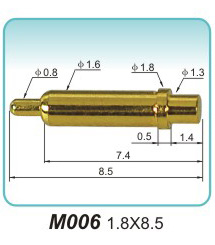 弹簧探针M006 1.8X8.5