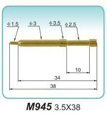 大电流接触针M945 3.5X38