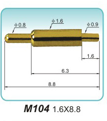 电流触针M104 1.6X8.8
