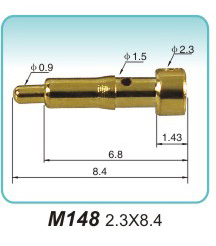 弹簧探针M148 2.3X8.4