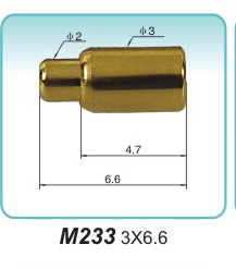 弹簧接触针  M233 3x6.6