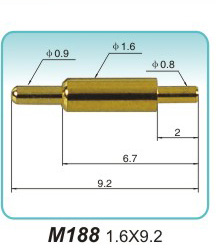 弹簧探针  M188  1.6x9.2