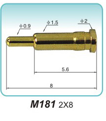 弹簧探针  M181 2x8