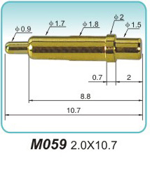 电子弹性触头M059 2.0X10.7
