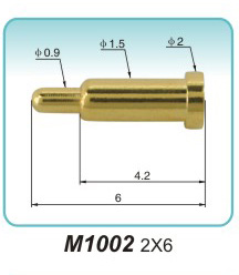 弹簧接触针M1002 2X6