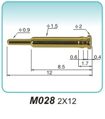 弹簧接触针M028 2X12