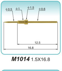 弹簧顶针M1014 1.5X16.8