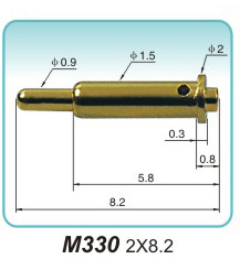 弹簧探针  M330 2x8.2