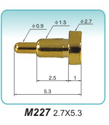弹簧接触针  M227  2.7×5.3