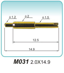 弹簧接触针M031 2.0X14.9
