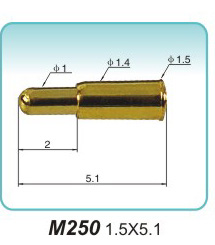 弹簧接触针  M250  1.5×5.1