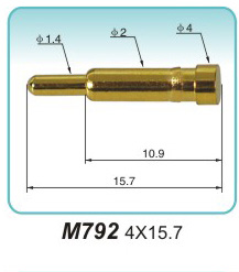 接地弹簧顶针M792 4X15.7