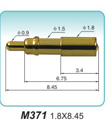 弹簧探针  M371   1.8x8.45