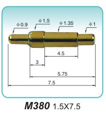 弹簧探针  M380  1.5x7.5
