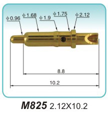 大电流弹簧探针M825 2.12X10.2