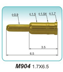 弹簧探针M904 1.7X6.5