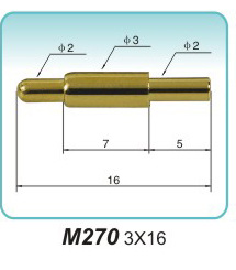 弹簧探针 M270 3x16