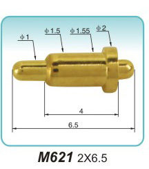 天线顶针连接器M621 2X6.5 