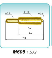 POGO PIN  M605  1.5x7
