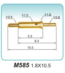 座充弹簧探针  M585  1.8x10.5