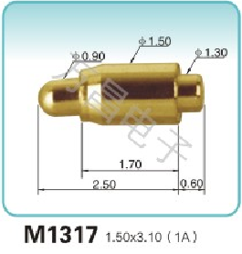 M1317 1.50x3.10(1A)弹簧顶针 pogopin   探针  磁吸式弹簧针