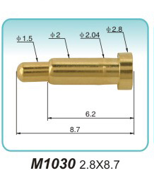 弹簧探针M1030 2.8X8.7