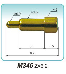 弹簧探针  M345  2x6.2