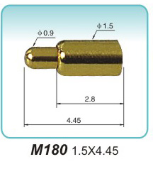 弹簧探针  M180 1.5x4.45