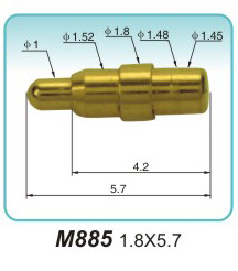 探针M885 1.8X5.7 弹簧顶针 pogopin 弹簧连接器  探针