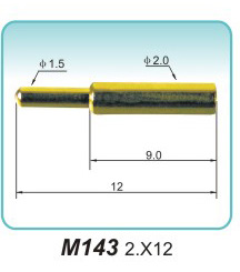 弹簧探针M143 2.X12