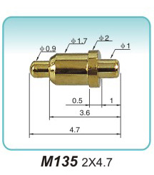 弹簧探针M135 2X4.7