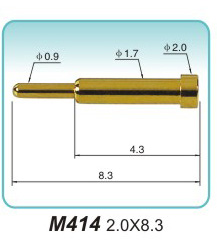 弹簧探针M414 2.0X8.3