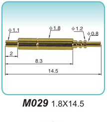 弹簧接触针M029 1.8X14.5