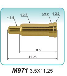 弹簧探针M971 3.5X11.25