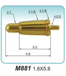接收信号顶针M881 1.8X5.8