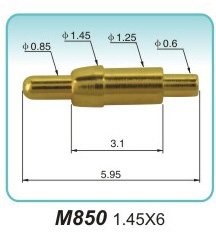 铜弹簧端子M850 1.45X6