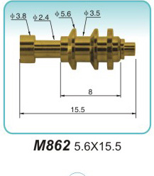 高电流弹性电极M862 5.6X15.5