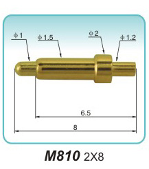 探针连接器制造M810 2X8