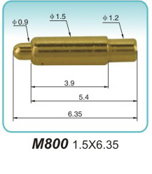 信号接触针M800 1.5X6.35