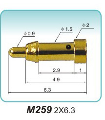 弹簧探针  M259 2x6.3