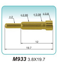 座充弹簧探针M933 3.8X19.7