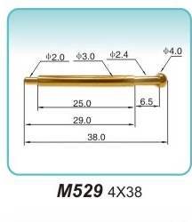 弹簧接触针  M529  4x38