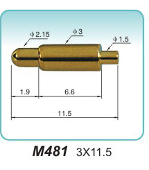 探针  M481  3x11.5