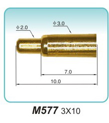 黄铜弹簧端子  M577 3x10