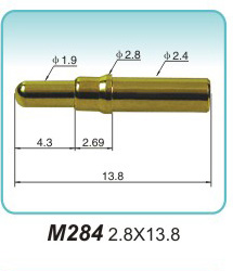 弹簧探针  M284  2.8x13.8