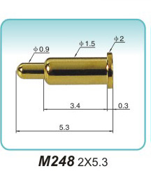 弹簧接触针  M248  2x5.3